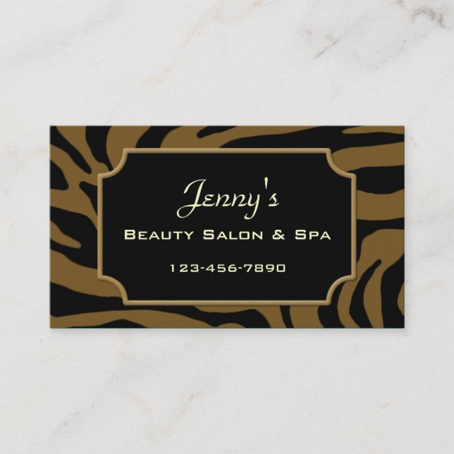 Salon & Spa Business Card (Front)