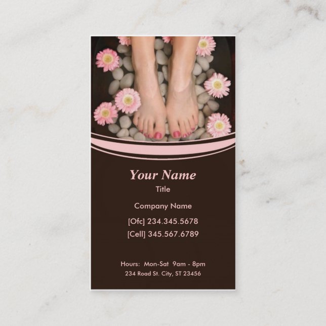 Salon Spa Business Card (Front)