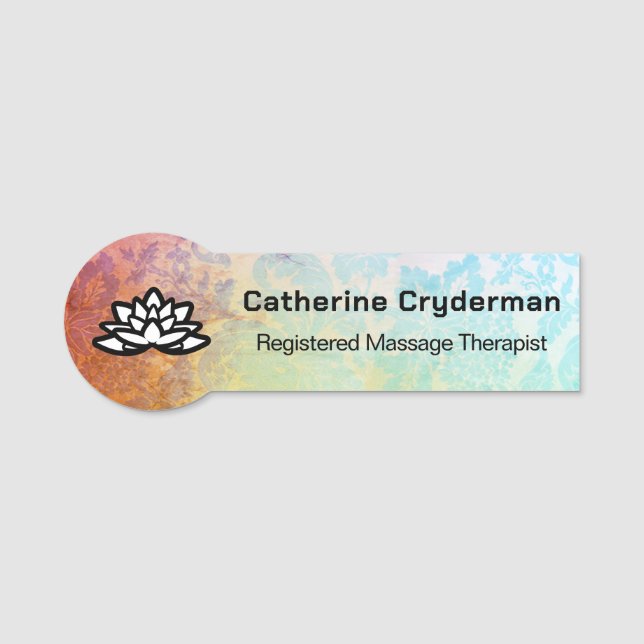 Salon Spa Classic Name Tag (Front)