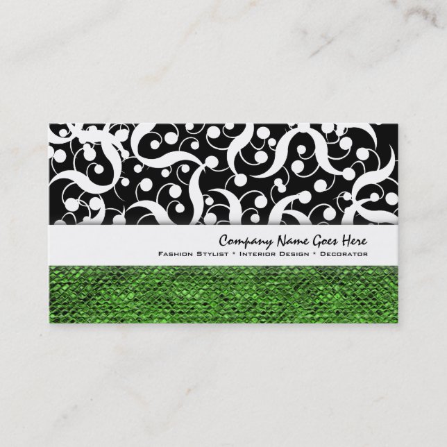 salon spa hair stylist beauty business card (Front)