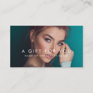 Salon Spa or Minimalist Modern Gift Card