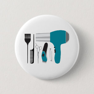 Salon Tools 6 Cm Round Badge