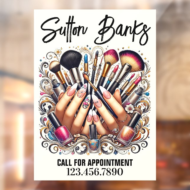 Salon  window cling (Sheet 2)