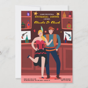 Saloon Couple Invitation