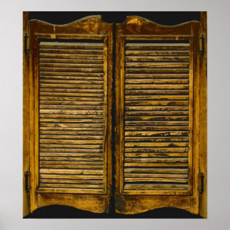 Saloon Doors for your Cubicle Poster