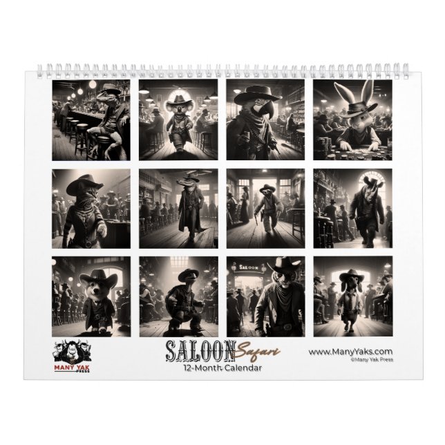 Saloon Safari Calendar (Cover)