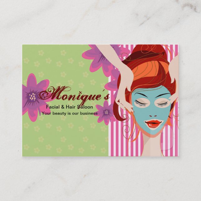 Saloon/Spa Business Card - PMP (Front)