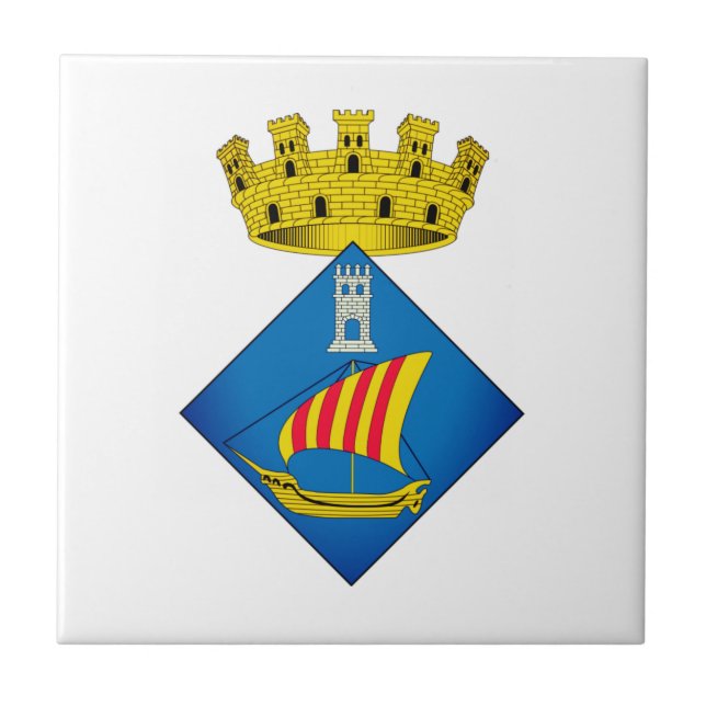 Salou, Catalunya Tile (Front)