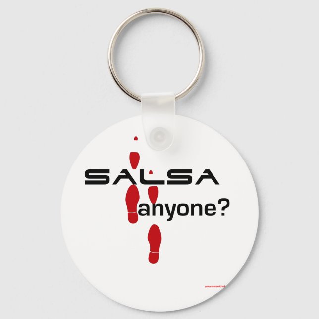 Salsa Anyone? Key Ring (Front)