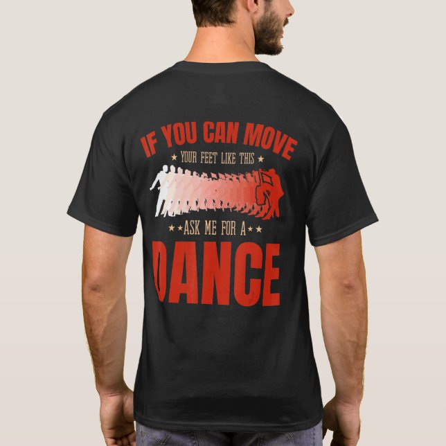 Salsa Bachata Kizomba Move Your Feet for a Latin m T-Shirt (Back)