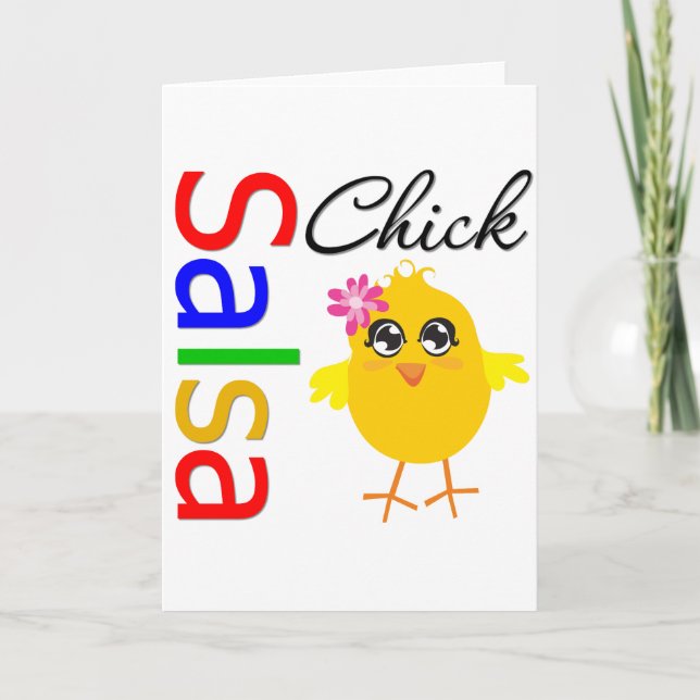 Salsa Chick Card (Front)
