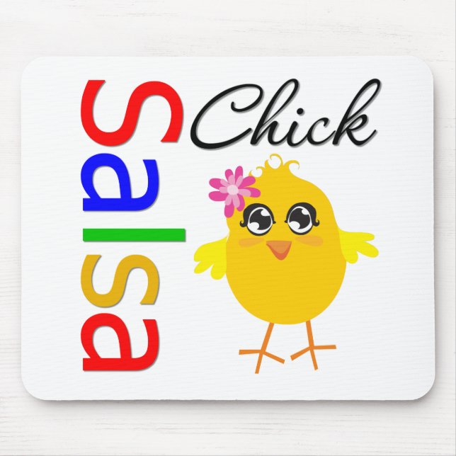 Salsa Chick Mouse Mat (Front)