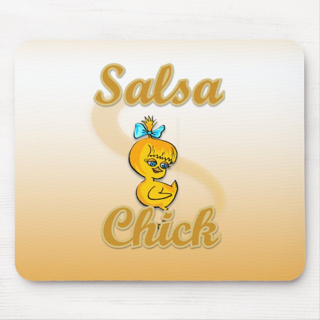 Salsa Chick Mouse Mat (Front)