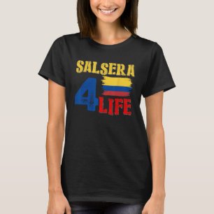 Salsa Colombiana Gift, Musica Colombian Flag Pride T-Shirt