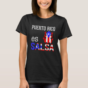 Salsa Coqui Puerto Rico Boricua Puerto Rican Pr Sa T-Shirt