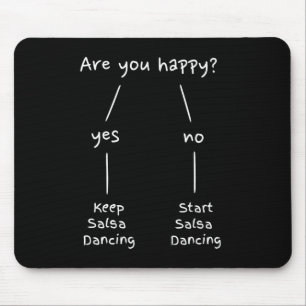 Salsa Dance Are You Happy Dancing Latin Dancer Sal Mouse Mat
