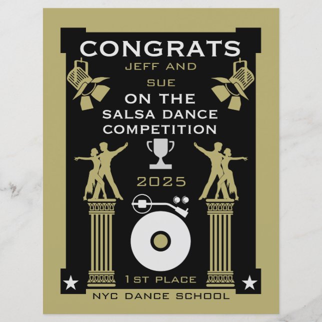 Salsa Dance Competition Winners (Front)