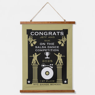 Salsa Dance Competition Winners Hanging Tapestry