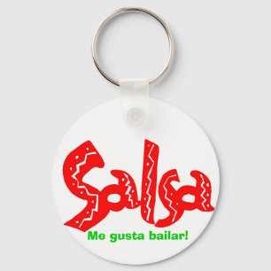 Salsa Dance Logo Products! Key Ring