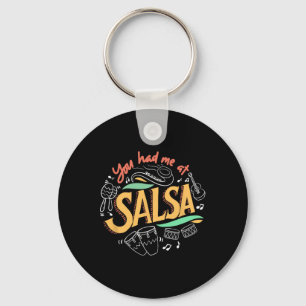 Salsa Dance Love Salsa Dance Dancer Gifts Dancing Key Ring