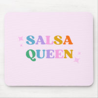 Salsa dance typography retro modern