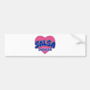 SALSA DANCER-3 BUMPER STICKER