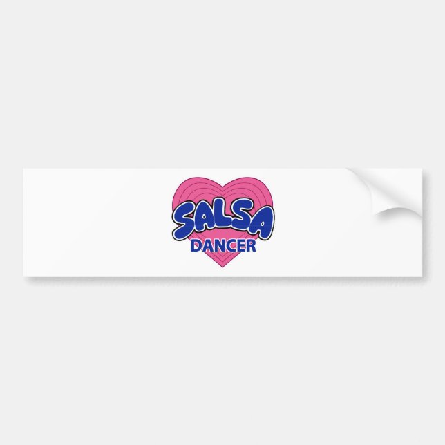 SALSA DANCER-3 BUMPER STICKER (Front)