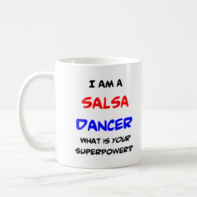 salsa dancer coffee mug (Left)