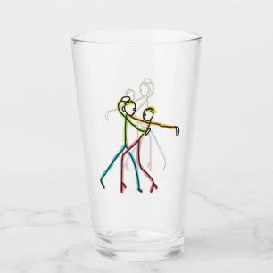 Salsa Dancing Figures Glass