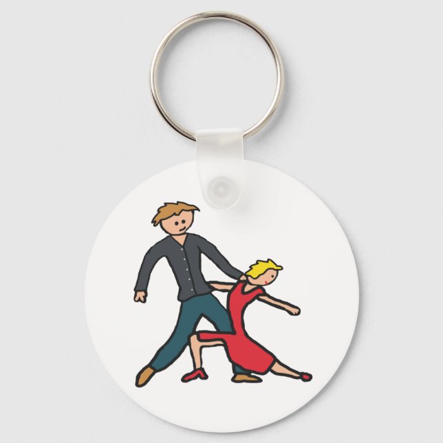 Salsa Dancing Key Ring (Front)