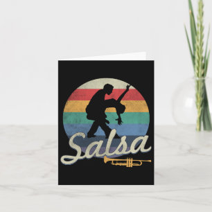 Salsa Dancing Latin Salsero  Card