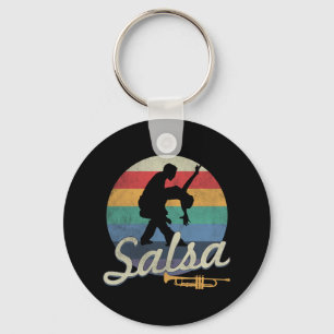 Salsa Dancing Latin Salsero Key Ring