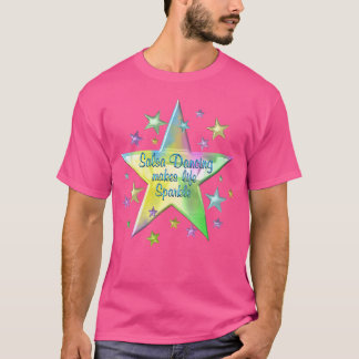 Salsa Dancing Makes Life Sparkle Stars T-Shirt