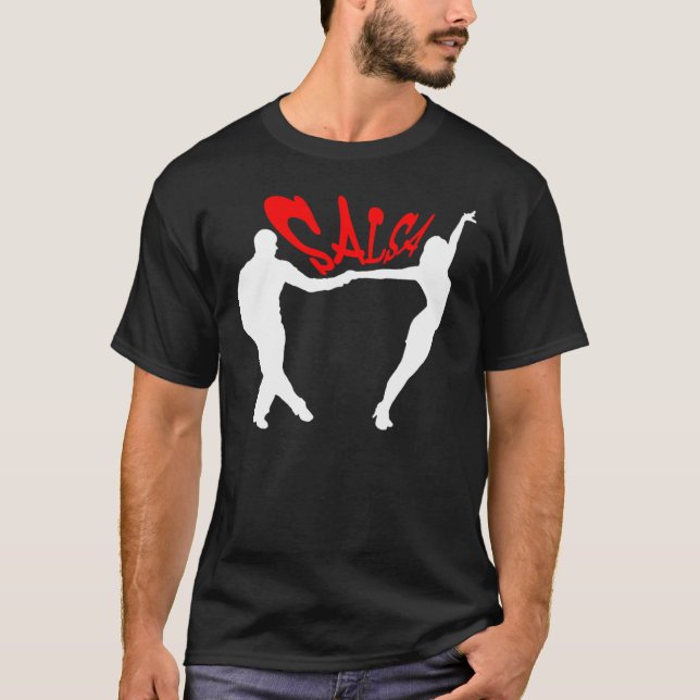 SALSA DANCING SALSERO AND SALSERA T-SHIRT (Front)