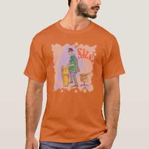 Salsa Drummer men orange T-shirt