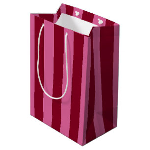 Salsa Flamingo Pink Stripe Medium Gift Bag