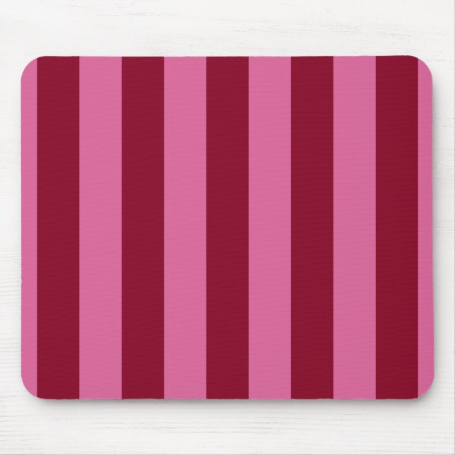 Salsa Flamingo Pink Stripe Mouse Mat (Front)