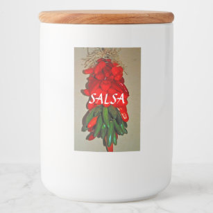 Salsa Food Container Label