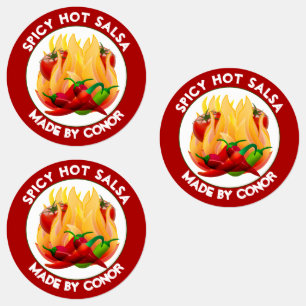 Salsa Hot Flames Circle