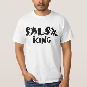 SALSA KING T-shirt - For salsa dance lovers