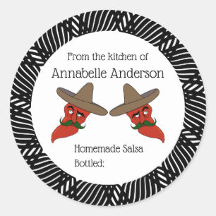 Salsa Label Modern Frame Personalise