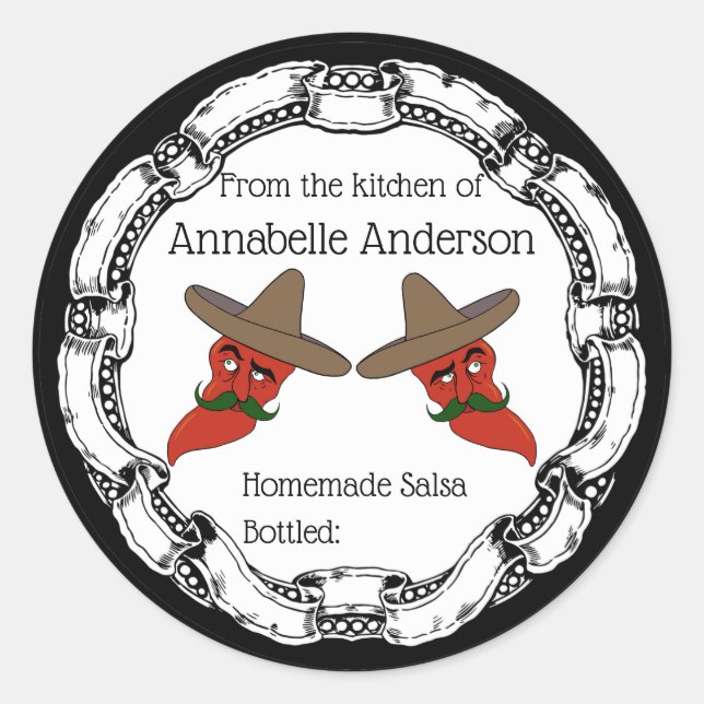 Salsa Label Personalise (Front)