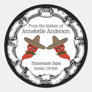 Salsa Label Personalise Date