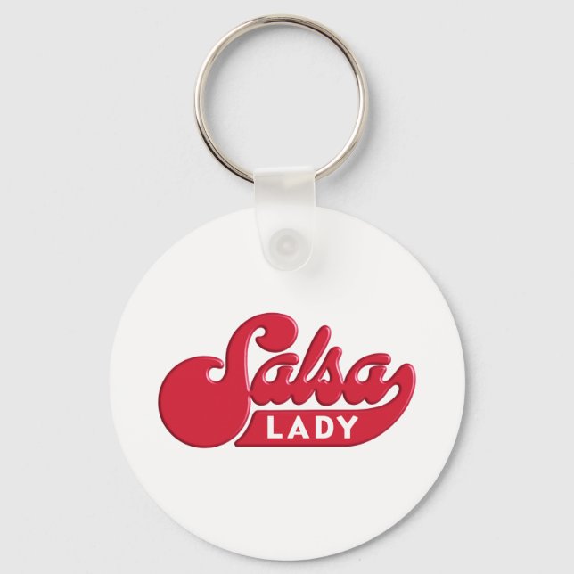 Salsa-Lady Key Ring (Front)