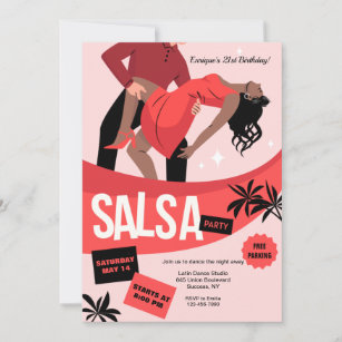 Salsa Party Invitation