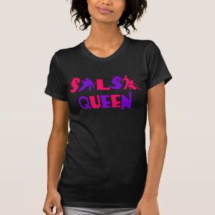 SALSA QUEEN T-shirt - For salsa dance lovers