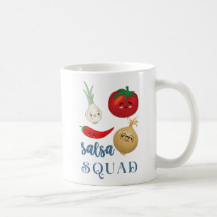 salsa squad Cute food humour quote Funny  Coffee Mug