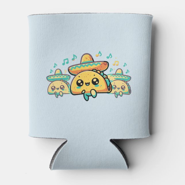 Salsa Tacos Can Cooler (Front)