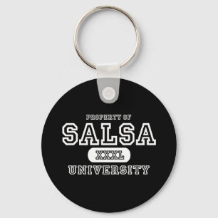 Salsa University Dark Key Ring