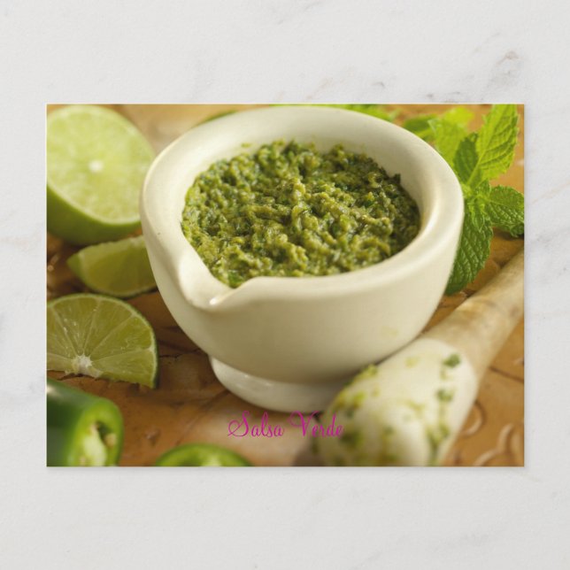Salsa Verde Postcard (Front)